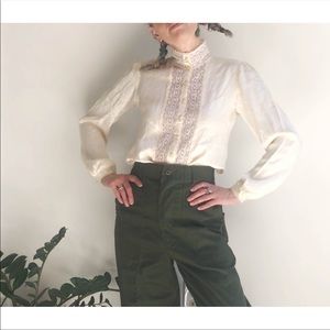 Vintage 70s 80s Gunne Sax prairie blouse